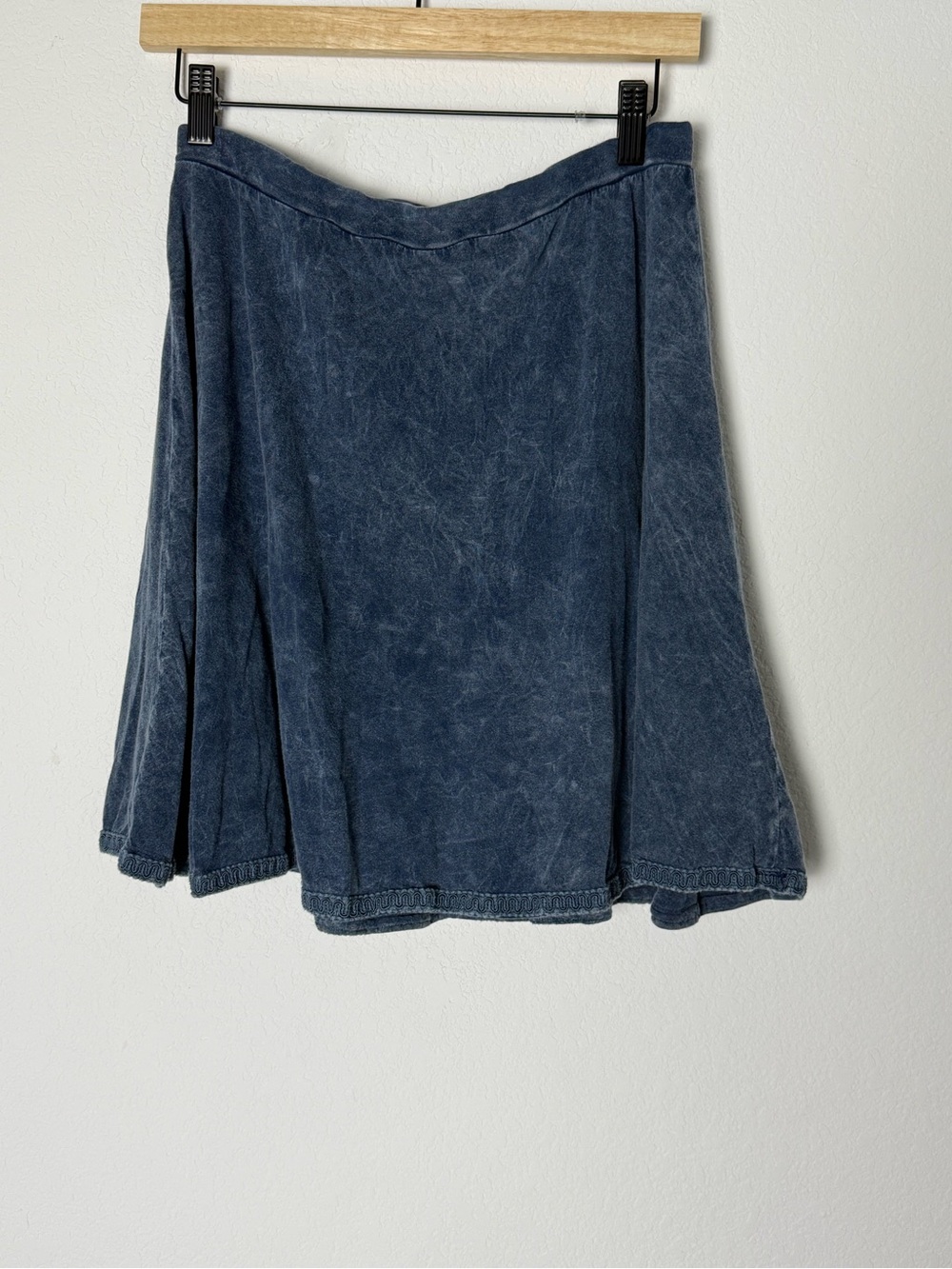 Tryst Washed Tie-Dye Skirt Design Hem Cotton